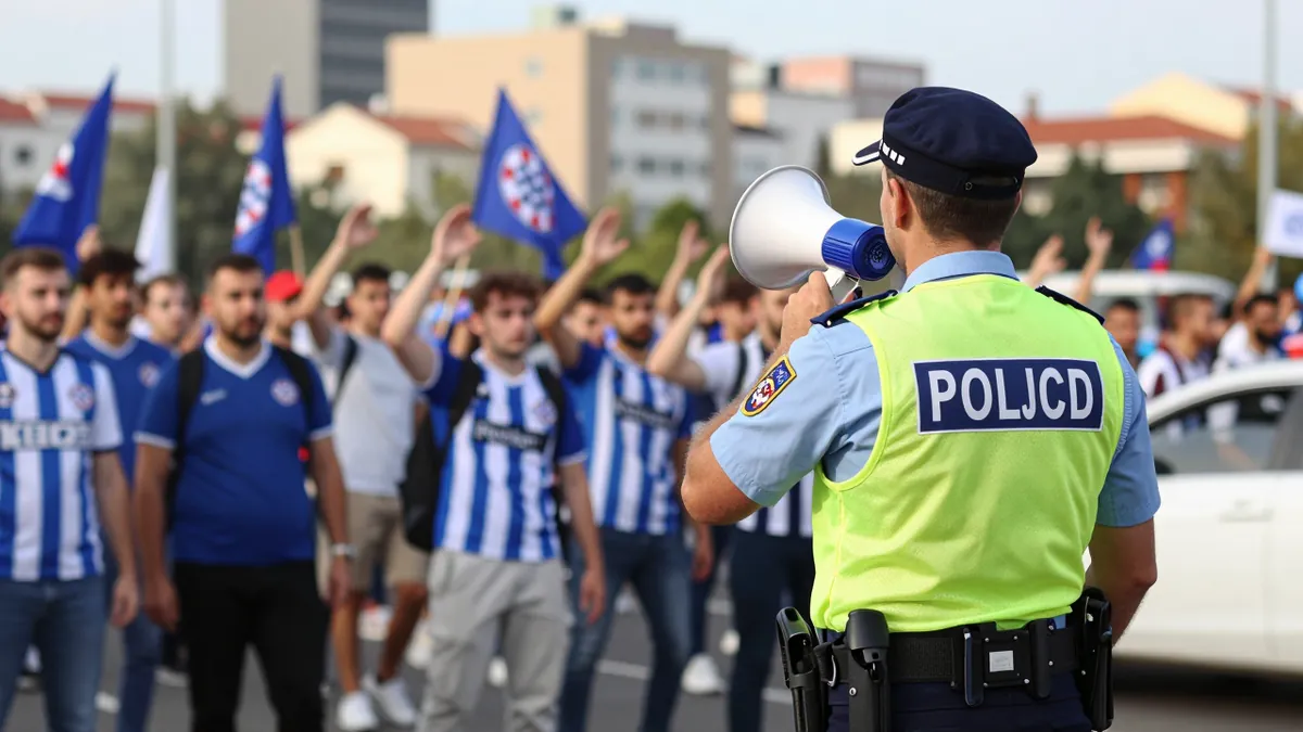 Police issue guidelines for Hajduk fans before match against Istra